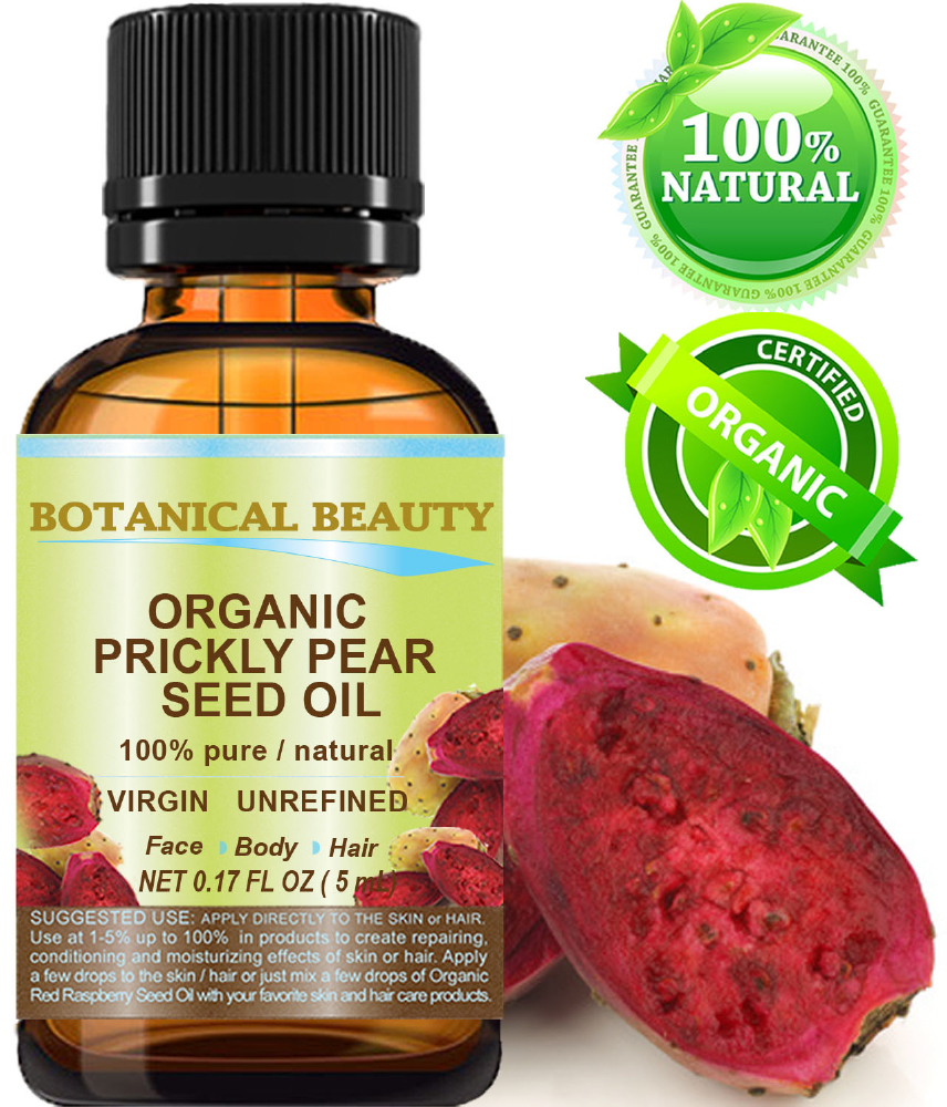 Prickly Pear Seed Oil - Unrefined Cold Pressed Virgin